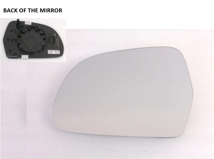 Non-Dimming Heated Mirror Glass Similar to OEM for Audi A5 Quattro 2008 - 2009