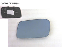 Factroy Original Heated Blue Tinted Mirror Glass with Plastic Backing Plate Attached for Acura TL 2009 - 2014