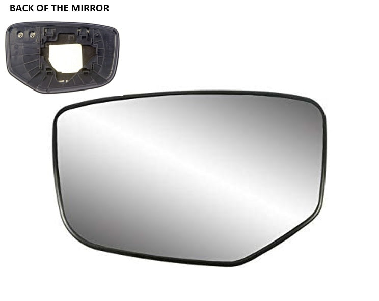 Factroy Original HEATED Mirror Glass with Plastic Backing Plate Attached for Honda Accord 2008 - 2012
