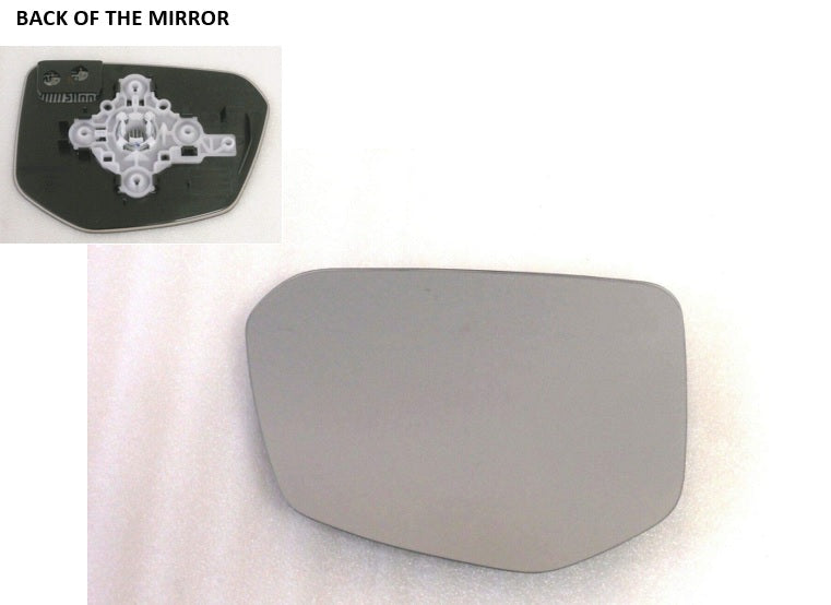Factroy Original Heated Mirror Glass with Plastic Backing Plate Attached for Honda Civic 2016 - 2020