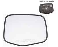 Heated Mirror Glass with Plastic Backing Plate Attached for Honda Odyssey 2011 - 2013