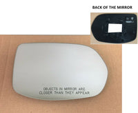 Factroy Original NON-HEATED Mirror Glass with Plastic Backing Plate Attached for Honda CRV CR-V 2012 - 2016