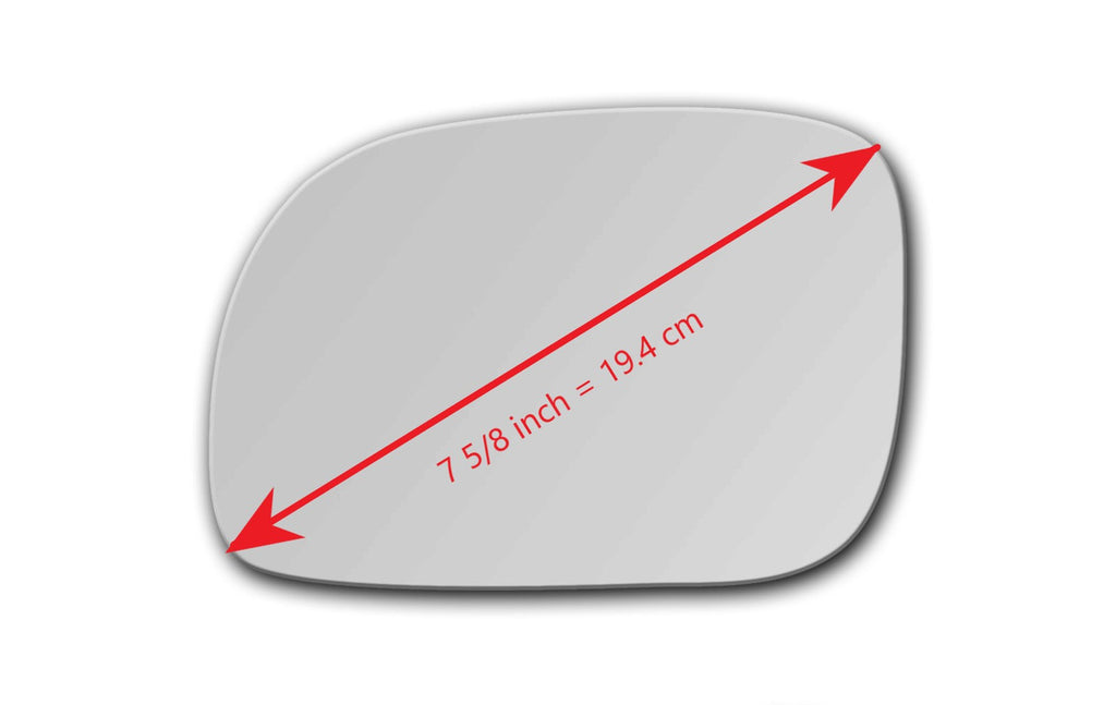 Replacement Mirror Glass for Dodge Caravan 1996 - 2007