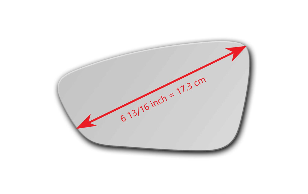 Replacement Mirror Glass for Chrysler 200  2015 - 2017