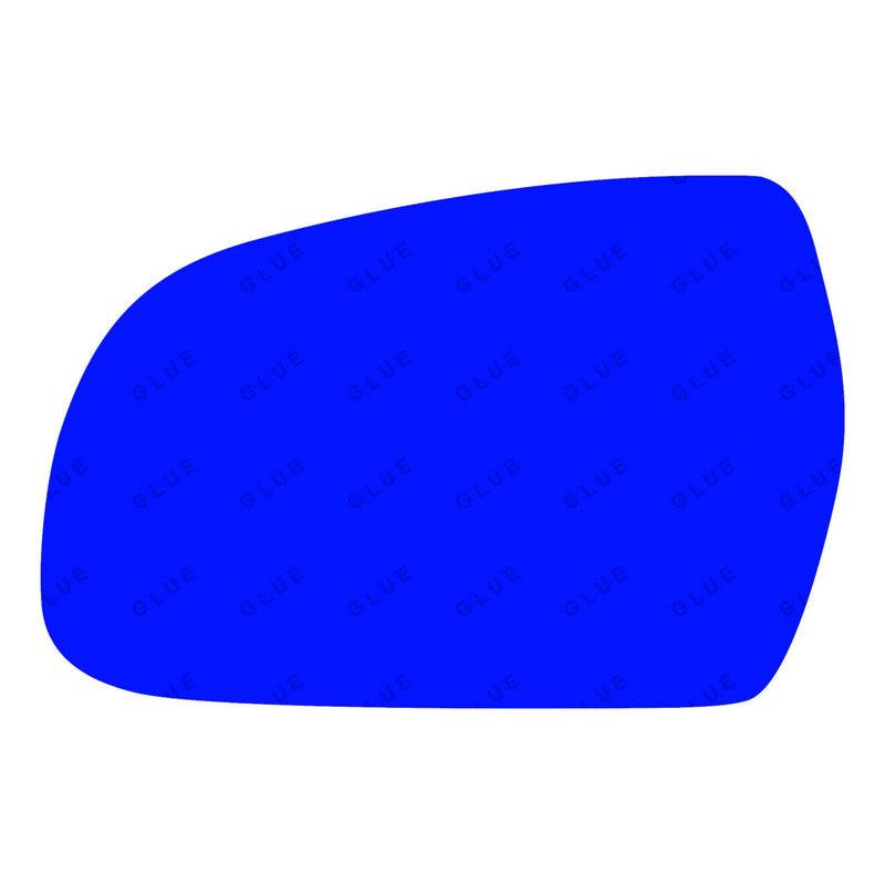Driver Side Mirror Glass For Hyundai Accent, Elantra, Veloster - 7" With Adhesive