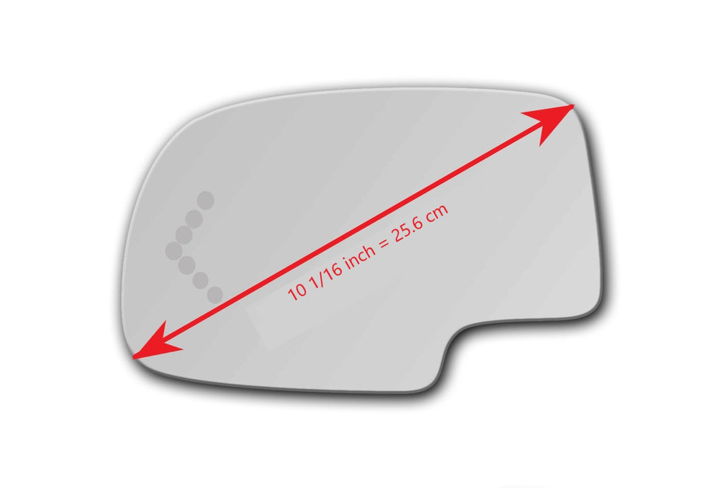 Turn Signal Fit Over Auto-dimming Mirror Glass for GMC Yukon XL 2500  2000 - 2006